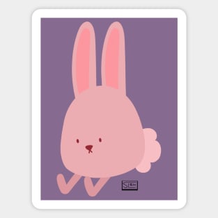 Sad Bunny Magnet